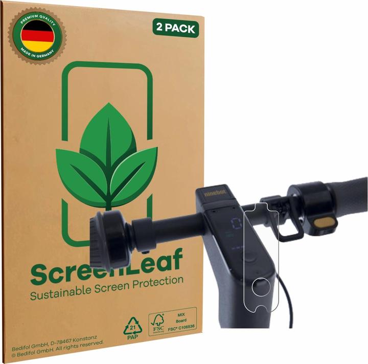 Produktbild ScreenLeaf Schutzfolie nachhaltiger Displayschutz Display Schutz Folie Klar Transparent