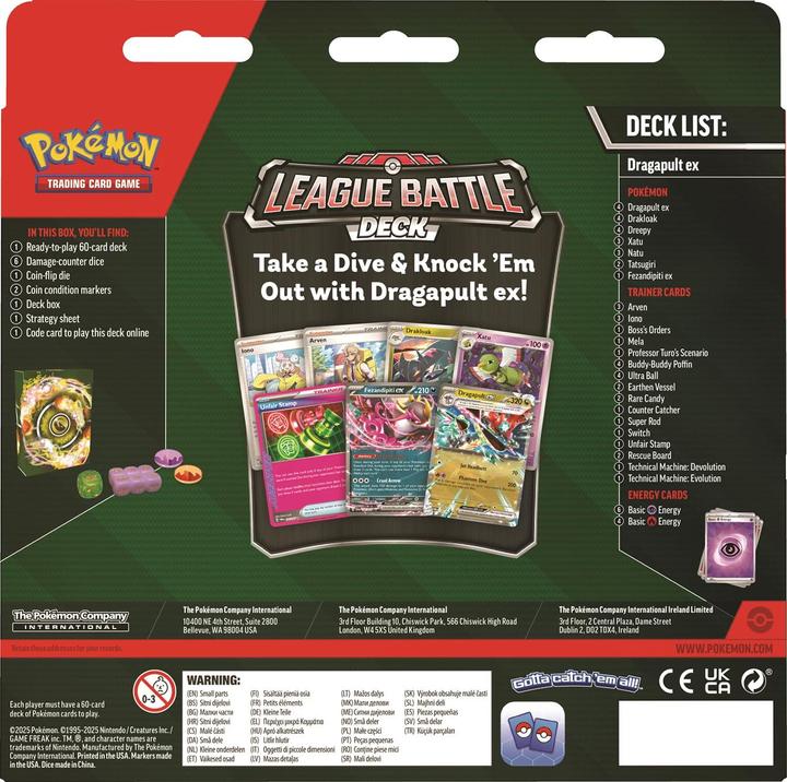 Immagine prodotto Pokémon Dragapult del ponte di battaglia del campionato di aprile (Inglese, Ponte)