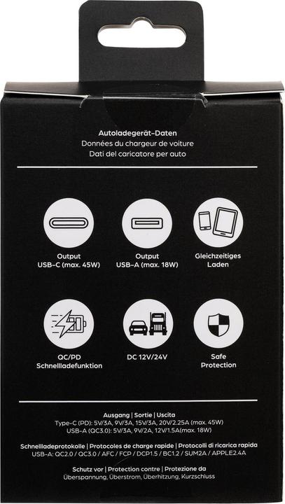 Immagine prodotto Onit Autoladegerät Dual 63 W PD, Stromanschluss Seite A