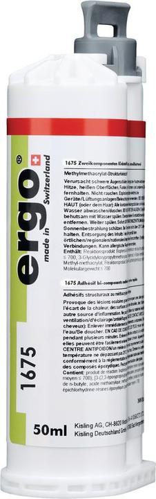 Immagine prodotto Ergo Adesivo strutturale bicomponente 1675 (50 ml)
