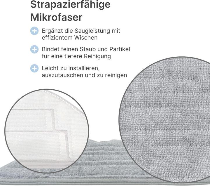 Produktbild Hermex Alternative Wischtücher Wischpad zu Roborock S8 S8+