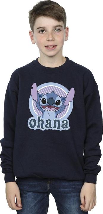 Produktbild Disney Lilo And Stitch Ohana Circle Sweatshirt Jungen (140, 146)