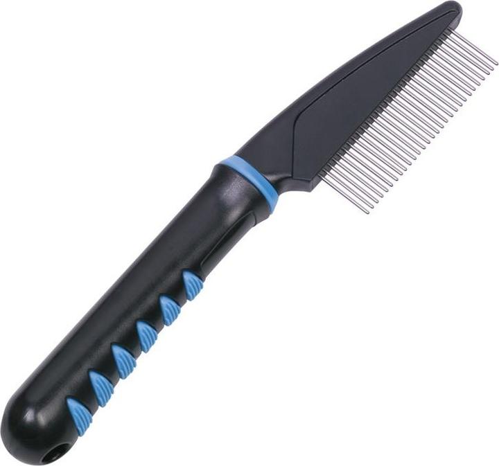 Actual product image Nobby COMFORTLINE detangling comb with red. Tines (Dog)