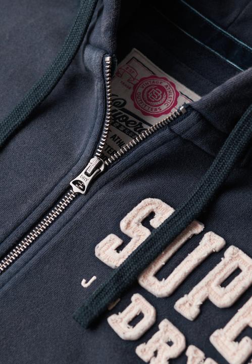 Immagine prodotto Superdry Giacca felpata Casual Vestibilità comoda Felpa con cappuccio atletica vintage con zip (M)
