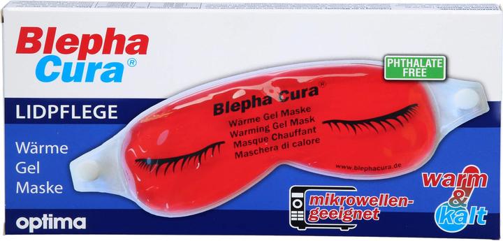 Optima BlephaCura Wärme & Kälte Gel-Maske für die Lidpflege, 1 St. Masken
