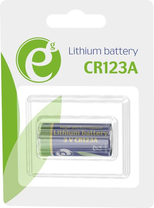 Immagine prodotto Gembird EC-BA-CR123-01 Batteria domestica Batteria al litio usa e getta (1 pz., CR123A, 1500 mAh)