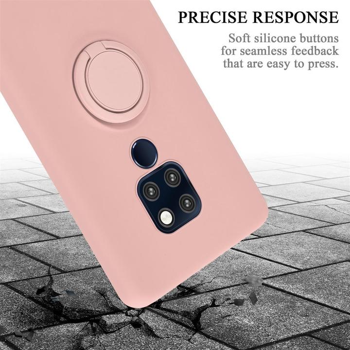 Actual product image Cadorabo Bumper TPU Liquid Ring Silicone Case (Mate 20)