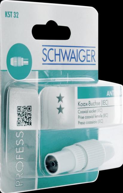 Actual product image Schwaiger QuickFIX IEC socket