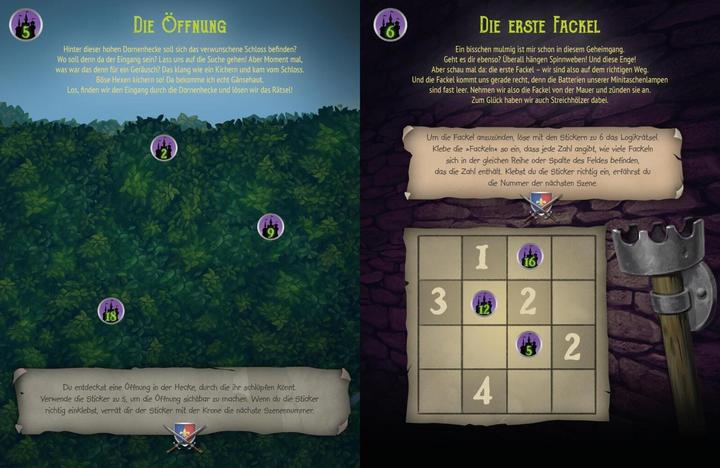 Actual product image Mystery Sticker Puzzle - The Enchanted Castle