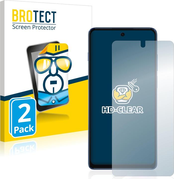 Productafbeelding BROTECT Schermbeschermer Clear (2 Stuk, Motorola Moto G200 5G)
