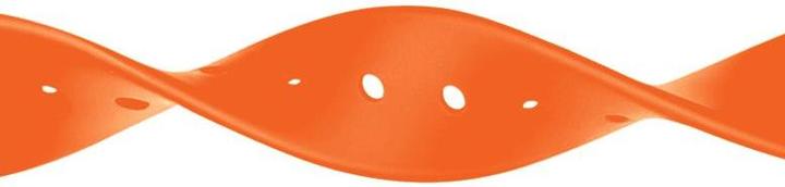 Produktbild Hurtel Silikonarmband für Xiaomi 5/6 - Orange (Silikon)