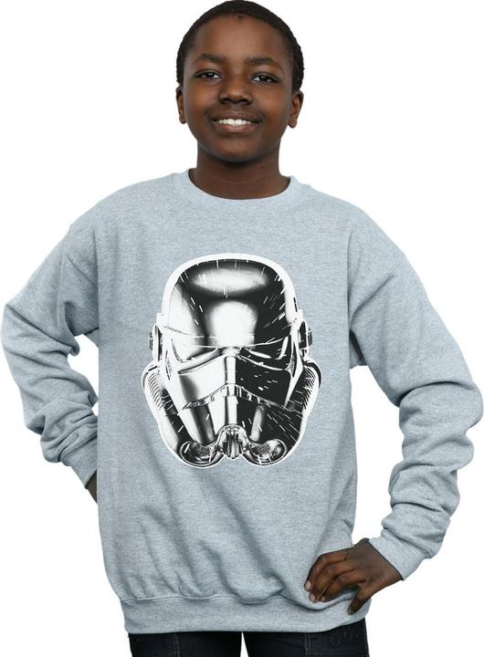 Immagine prodotto Star Wars Stormtrooper Warp Speed Helmet Felpa Ragazzi (152, 158)