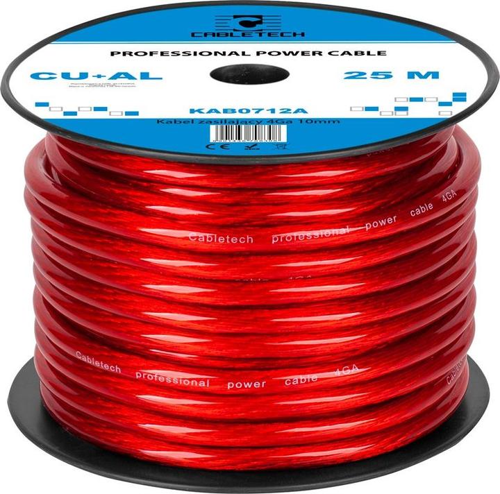 Immagine prodotto Cabletech Cavo auto 4Ga OD10mm CU + AL