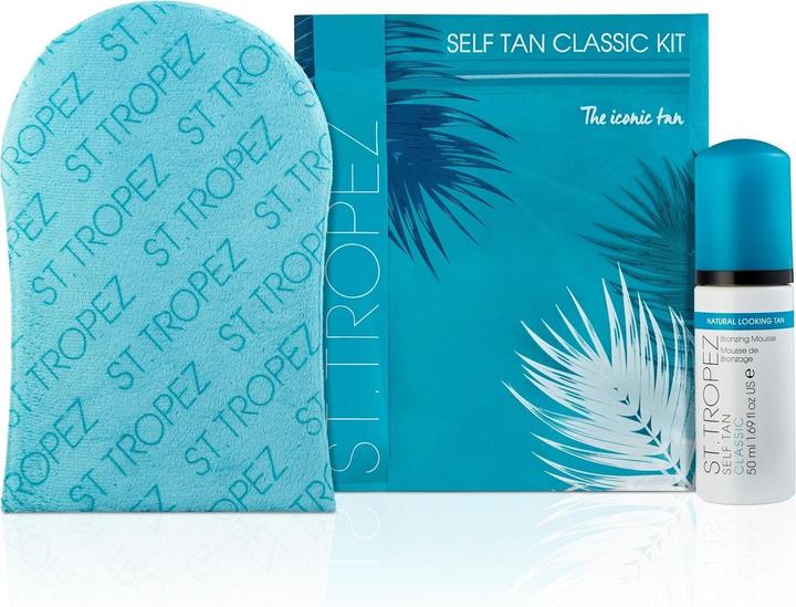 Produktbild St. Tropez Classic Mini Kit (Classic Mousse 50ml + Luxe Mitt) (Selbstbräunungsschaum, 50 ml)