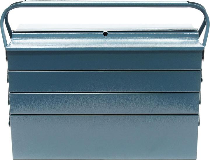 Actual product image Wiltec Tool Box with 7 Compartments Made of Cold Rolled Steel 530 x 200 x 250 mm