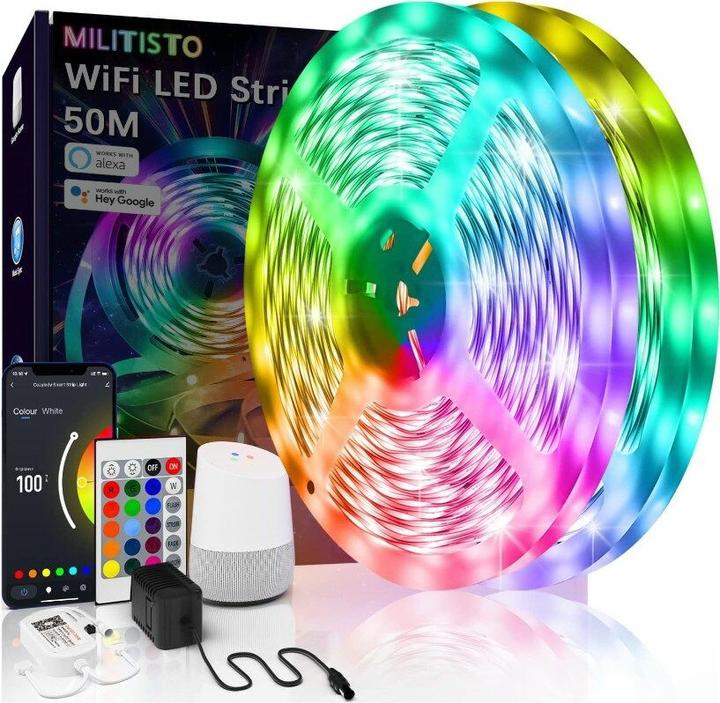 Lumina Swiss Kit de bandes LED Smart Alexa (RGB, 5000 cm, Intérieur)