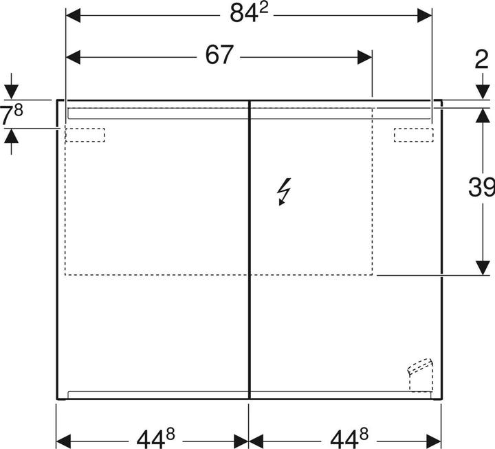 Immagine prodotto Geberit Option (90 x 15 x 70 cm)