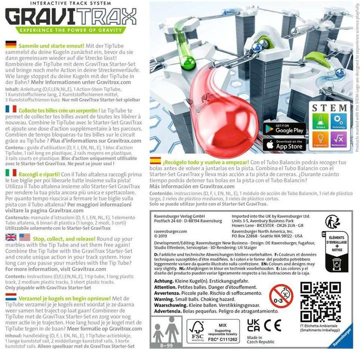 Immagine prodotto Ravensburger GraviTrax Set di prolunghe Gravitrax - FlipTube