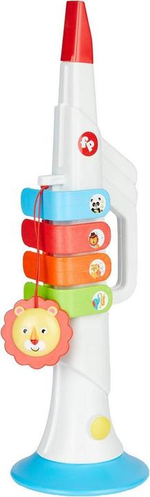 Produktbild Fisher-Price Trompete Fisher Price tiere 30 cm (Spanisch, Französisch, Englisch, Deutsch)