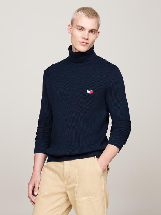 Immagine prodotto Tommy Hilfiger Tommy Jeans Slim Fit Coltrui met wol - Donkerblauw - Maat S (S)