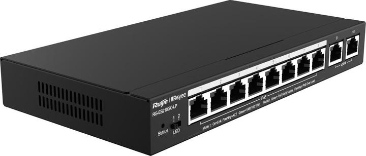 Actual product image Ruijie NET SWITCH 10PORT 1000M POE+ (10 Ports)