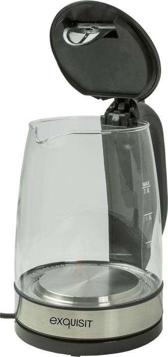 Actual product image Exquisit WK 3501 5010060, glass/stainless steel/sch (2 l)