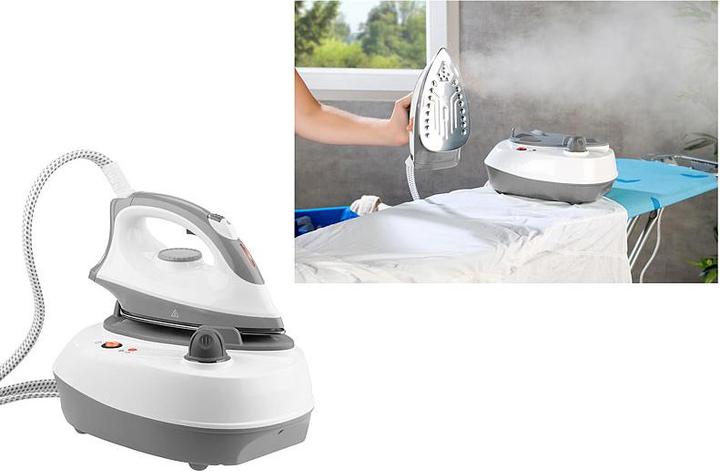 Immagine prodotto Sichler Stazione di stiratura a vapore, con piastra in acciaio inossidabile (2200 W, 40 g/min)