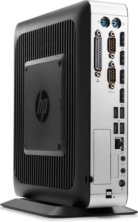 Produktbild HP t730 - Thin Client - Tower - 1 x R-series Embedded RX427BB / 2.7 GHz (AMD RX-427BB, 8 GB, Firepro W2100)