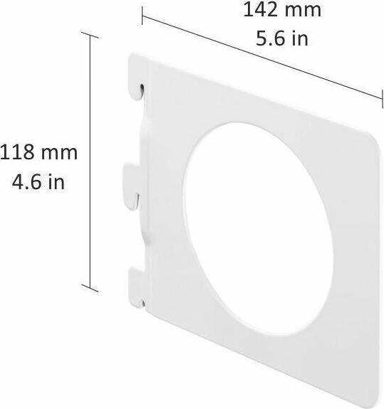 Actual product image Dolle Book clip for wall rail 142 x 118 mm silver