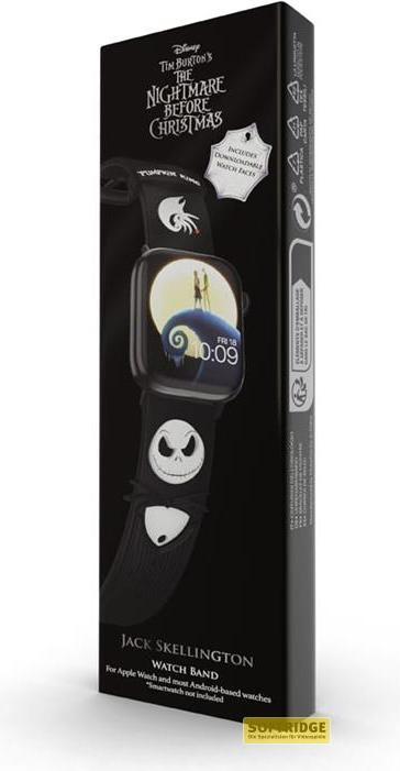 Actual product image Moby Fox Nightmare Before Christmas bracelet pour smartwatch Sculpted Jack