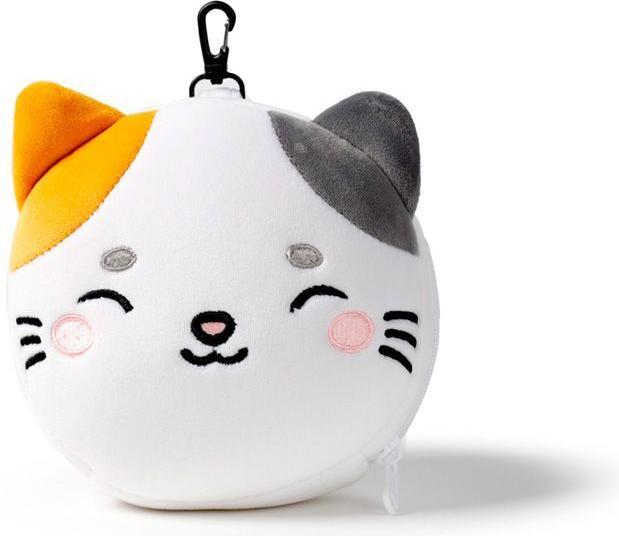 Produktbild Puckator Relaxeazzz Plüsch Adoramals Lola Katze rundes Reisekissen & Augenmaske (Kopf- & Nackenkissen)