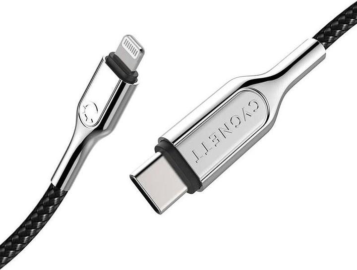 Immagine prodotto Cygnett Cavo blindato da Lightning a USB-C 2M - Nero (2 m, USB 3.0, 30 W)