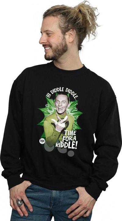 Produktbild Batman TV Serie The Riddler Zeit ein Rätsel Baumwolle Sweatshirt (L)