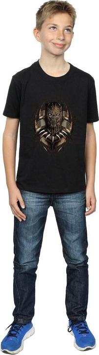 Actual product image Boys Black Panther Gold Killmonger T-Shirt (140, 146)