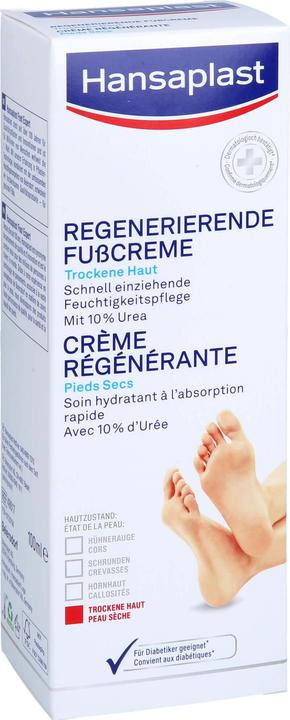 Produktbild Hansaplast Regenerierende Fusscreme mit 10% Urea Tb 100 ml (Fusscrème & Fussgel, 100 ml)