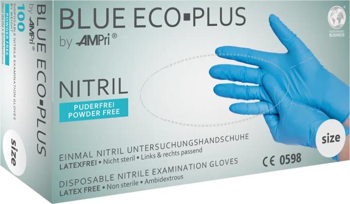 Med-Comfort Disposable glove Blue Eco-Plus Nitrile Powderfree XL, 90 pcs. (XL)