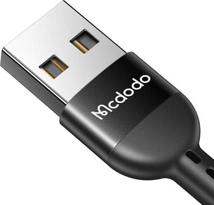 Produktbild Mcdodo USB Spring Cable to USB-C Omega CA-6420 1.8m (Black) (1.80 m, USB 3.0)