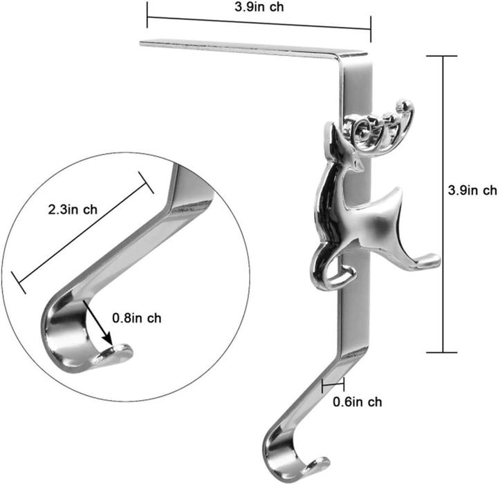 Actual product image Molinter Christmas stocking holder (4 pieces)