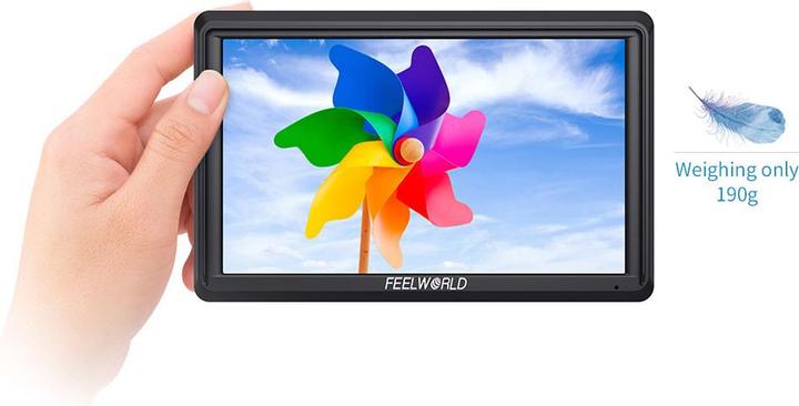 Actual product image Feelworld 5.5" S55 V3 1920X1152 4K HDMI DC OUT 3D LUT Field Monitor (5.50", 4K)