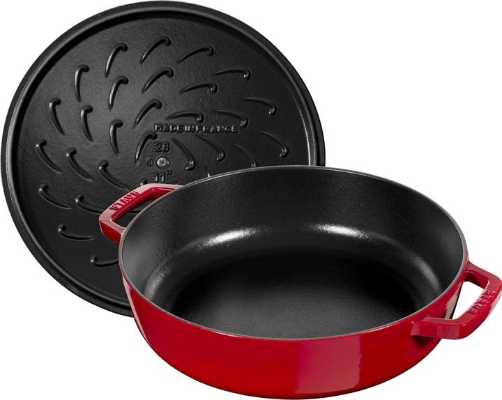 Produktbild Staub Bräter Chistera Drop (28 cm, Bräter + Schmortopf, Gusseisen)