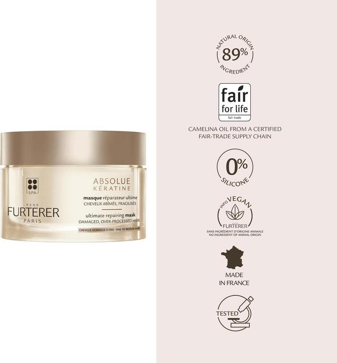 Produktbild Rene Furterer Absolue Kératine Maske (200 ml)
