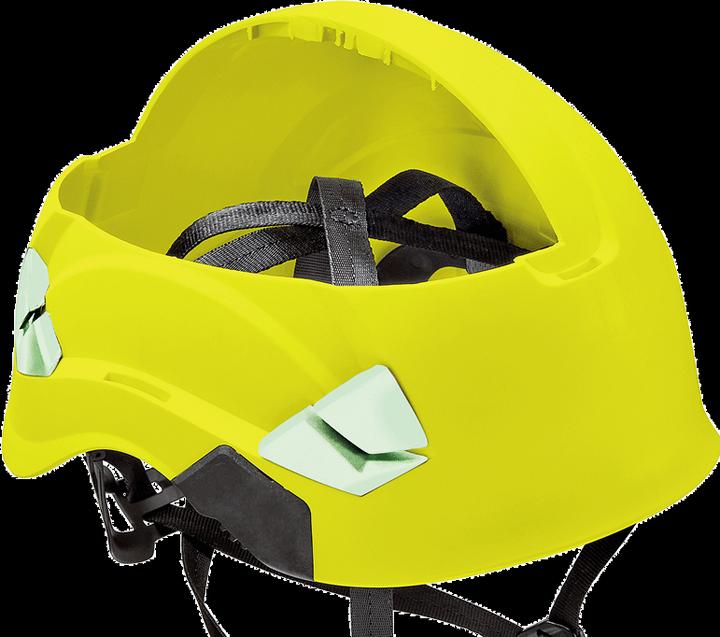 Produktbild Petzl Schutzhelm für Höhen und Boden - gelb - Hi-Viz - belüftet (63 cm)