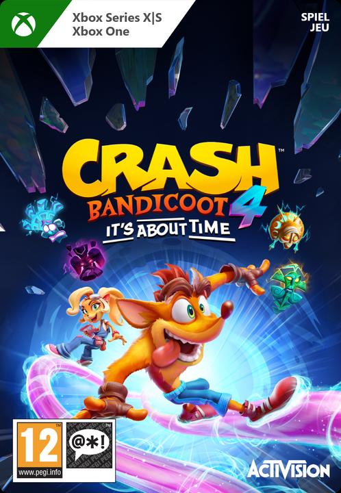 Actual product image Microsoft Xbox Crash Bandicoot 4: Its About Time Download Code (Xbox Series X, Xbox One X, Xbox One S, Xbox Series S)