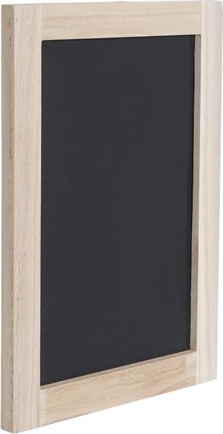 Actual product image Mendler 2x Wall Chalkboard, Chalkboard Writing Board Slate Chalkboard Decorative Notice Board - 40x30cm