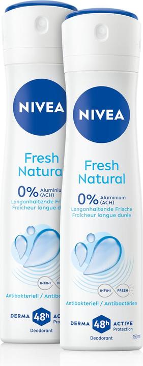 NIVEA Fresh Natural Spray DUO (Spray, 300 ml)