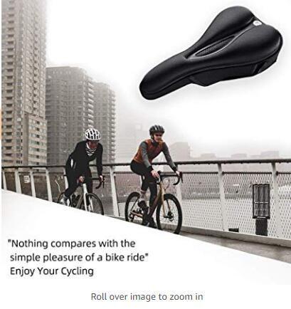 Immagine prodotto Rockbros LF047-B coprisella in gel di silicone per bicicletta taglia L - nero