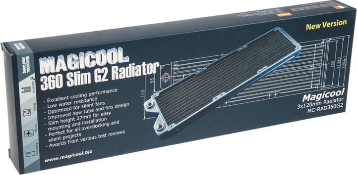 Actual product image MagiCool G2 Slim Radiator 16 FPI (120 mm)