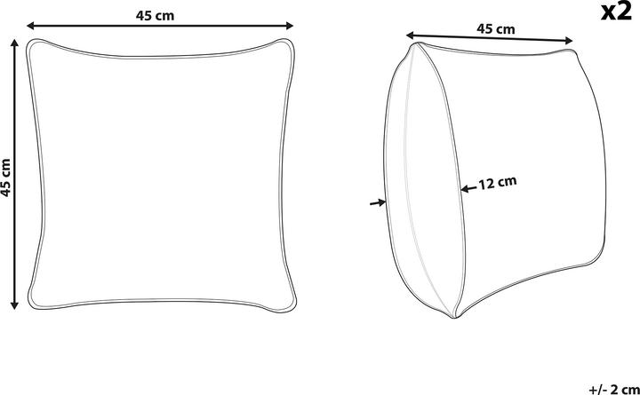Actual product image Beliani Kuhi (45 x 45 cm)