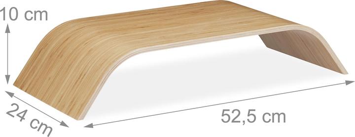 Actual product image Relaxdays Desk Screen Riser