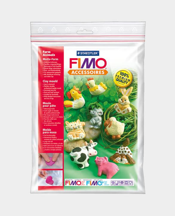 Produktbild Fimo Motiv-Form "Tiere auf dem Bauernhof", 9 Motive